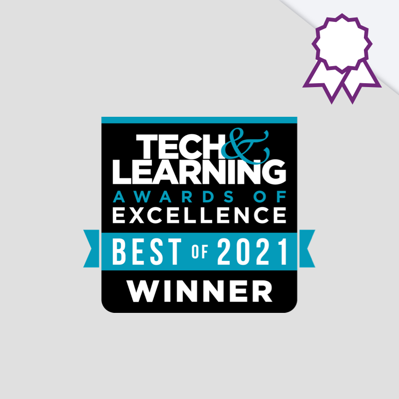 awards of excellence best of 2021 winner tech and learning badge