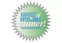 awards of excellence winner tech and learning badge