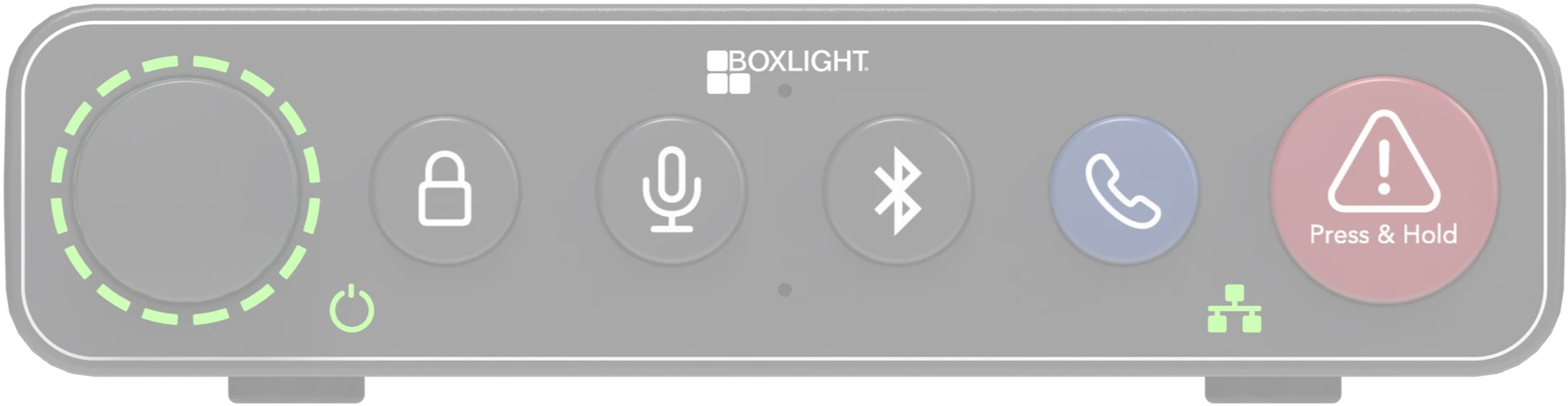 Unity Control Buttons Horizontal Front
