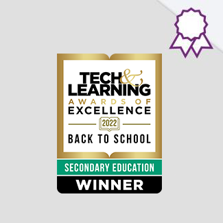 tech and learning awards of excellence back to school secondary education winner badge