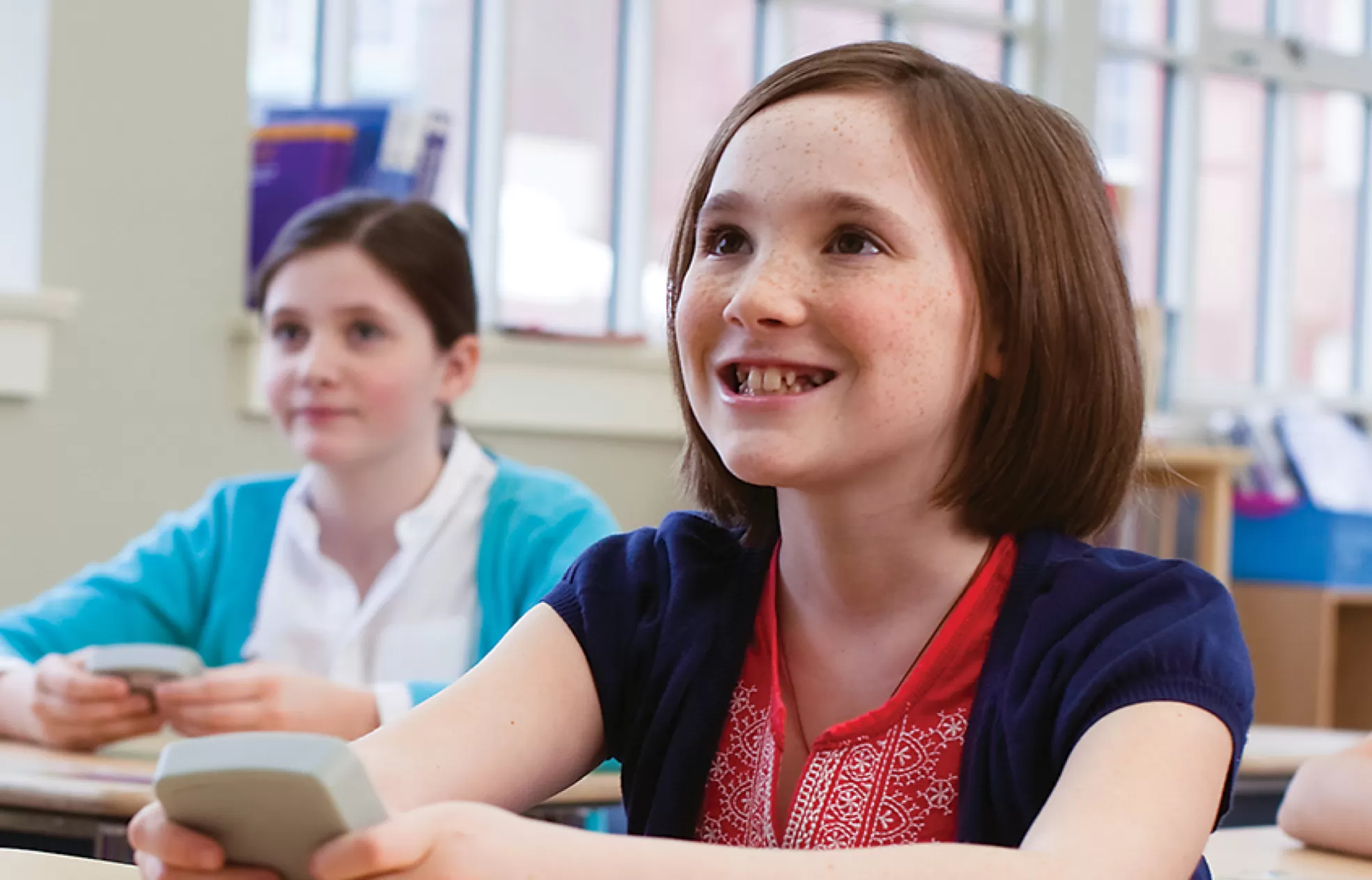 student smiling